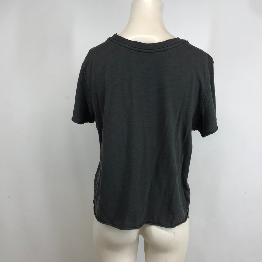 Anthropologie Adirondack State Park Hiking Club Graphic Tee Washed Black Medium - Picture 5 of 8
